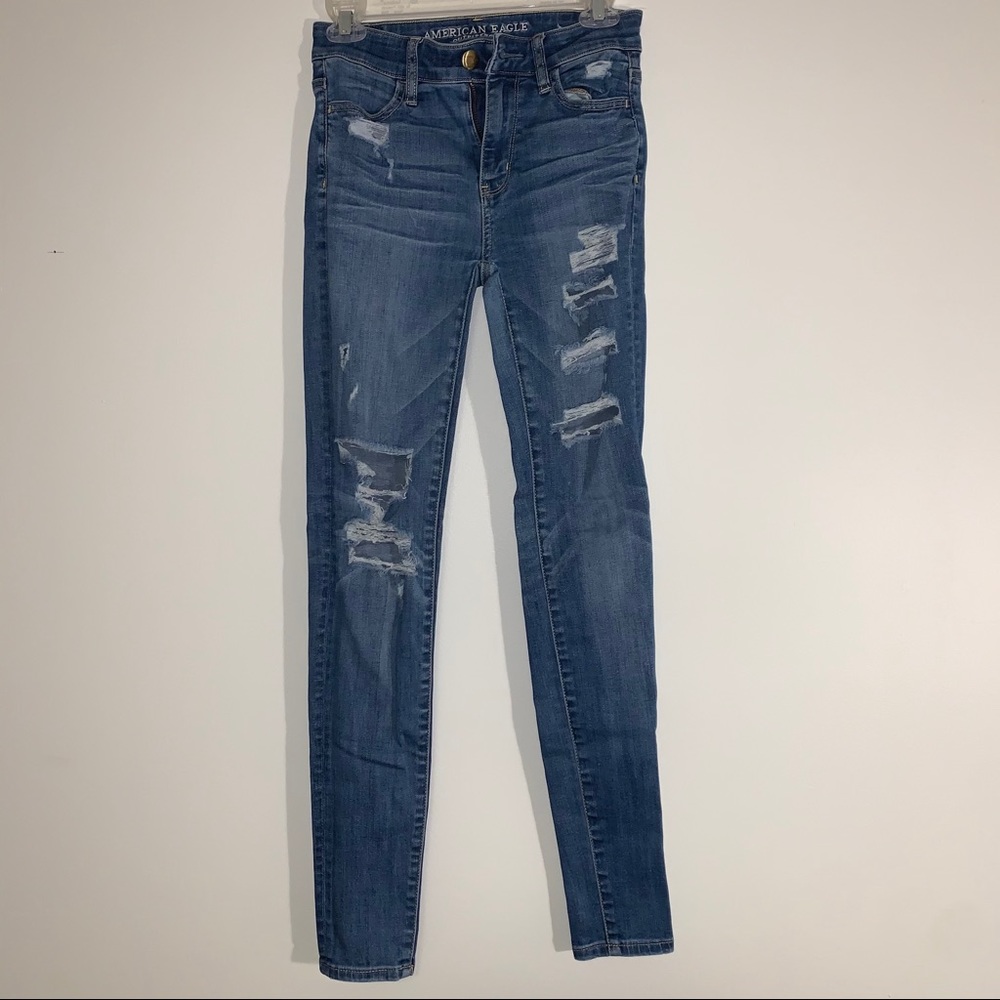 American Eagle Super stretch high rise jeggings
